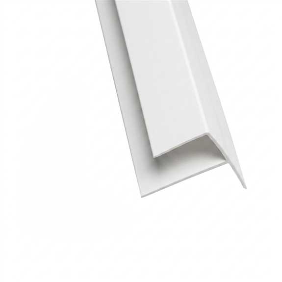 FRP 10' Bright White Outside Corner Mold